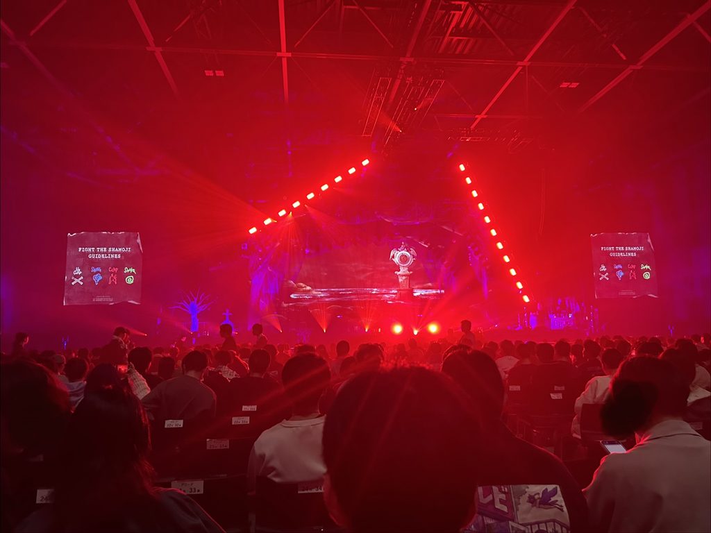 alt="マリンメッセ福岡B館会場内の様子"